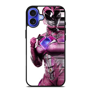 PINK POWER RANGERS iPhone 16 Case Cover PINK POWER RANGERS iPhone 16 Case Cover