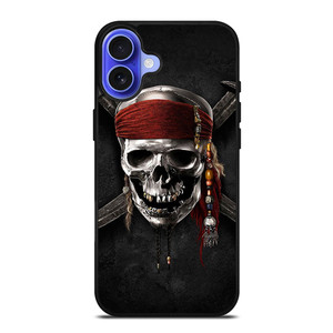 PIRATES OF THE CARIBBEAN SKULL iPhone 16 Case Cover PIRATES OF THE CARIBBEAN SKULL iPhone 16 Case Cover