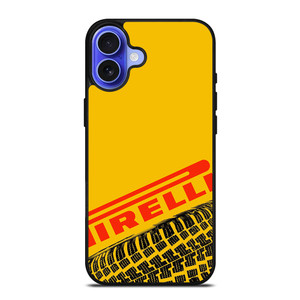PIRELLI TIRE LOGO YELLOW iPhone 16 Case Cover PIRELLI TIRE LOGO YELLOW iPhone 16 Case Cover
