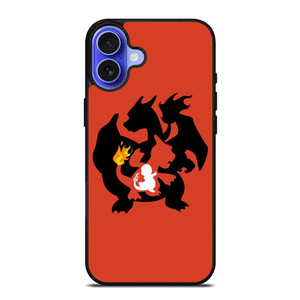 POKEMON CHARMANDER CHARMELEON CHARIZARD iPhone 16 Case Cover POKEMON CHARMANDER CHARMELEON CHARIZARD iPhone 16 Case Cover