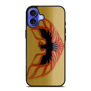 PONTIAC FIREBIRD LOGO GOLD iPhone 16 Case Cover PONTIAC FIREBIRD LOGO GOLD iPhone 16 Case Cover