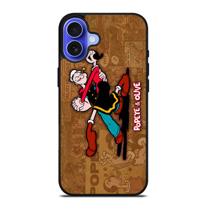 POPEYE AND OLIVE DANCE iPhone 16 Case Cover POPEYE AND OLIVE DANCE iPhone 16 Case Cover