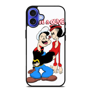 POPEYE AND OLIVE In Love iPhone 16 Case Cover POPEYE AND OLIVE In Love iPhone 16 Case Cover