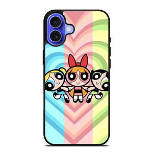 POWERPUFF GIRLS CARTOON NETWORK iPhone 16 Case Cover POWERPUFF GIRLS CARTOON NETWORK iPhone 16 Case Cover