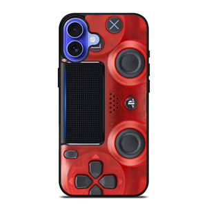 PS4 CONTROLLER PLAY STATION RED iPhone 16 Case Cover PS4 CONTROLLER PLAY STATION RED iPhone 16 Case Cover