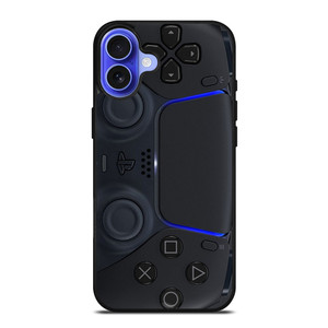 PS5 CONTROLLER PLAY STATION 5 DUAL SENSE BLACK iPhone 16 Case Cover PS5 CONTROLLER PLAY STATION 5 DUAL SENSE BLACK iPhone 16 Case Cover