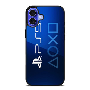 PS5 PLAYSTATION 5 LOGO BLUE iPhone 16 Case Cover PS5 PLAYSTATION 5 LOGO BLUE iPhone 16 Case Cover