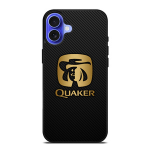 QUAKER OAT LOGO CARBON iPhone 16 Case Cover