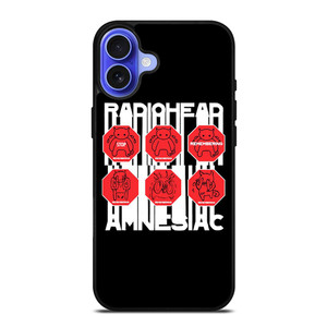 RADIOHEAD AMNESIAC LOGO iPhone 16 Case Cover
