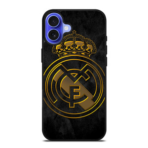 REAL MADRID GOLD iPhone 16 Case Cover