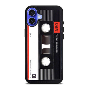 RETRO CASSETE TAPE RETRO iPhone 16 Case Cover RETRO CASSETE TAPE RETRO iPhone 16 Case Cover