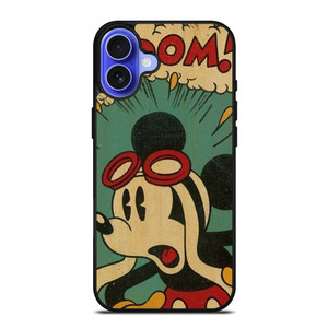 RETRO MICKEY MOUSE DISNEY BOOM iPhone 16 Case Cover RETRO MICKEY MOUSE DISNEY BOOM iPhone 16 Case Cover