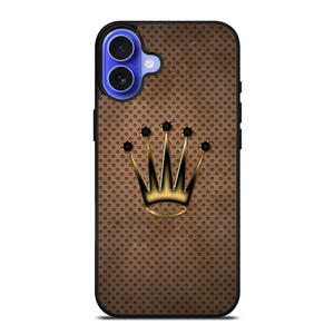ROLEX WATCH LOGO METAL iPhone 16 Case Cover ROLEX WATCH LOGO METAL iPhone 16 Case Cover