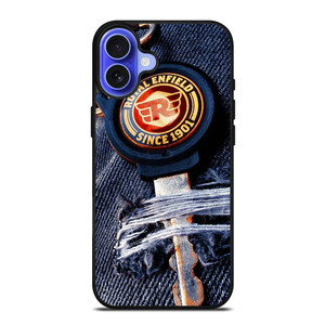 ROYAL ENFIELD KEY CHAN JEANS iPhone 16 Case Cover ROYAL ENFIELD KEY CHAN JEANS iPhone 16 Case Cover
