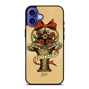 SAILOR JERRY FLOWER BOUQUET MOTHER iPhone 16 Case Cover SAILOR JERRY FLOWER BOUQUET MOTHER iPhone 16 Case Cover