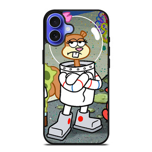 SANDY SQUIRREL SPONGEBOB iPhone 16 Case Cover SANDY SQUIRREL SPONGEBOB iPhone 16 Case Cover