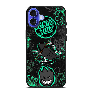 SANTA CRUZ SKATEBOARD GRIM REAPER iPhone 16 Case Cover