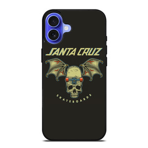 SANTA CRUZ SKATEBOARDS SKULL iPhone 16 Case Cover SANTA CRUZ SKATEBOARDS SKULL iPhone 16 Case Cover