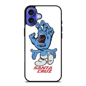 SANTA CRUZ SKATEBOARDS SMURF iPhone 16 Case Cover SANTA CRUZ SKATEBOARDS SMURF iPhone 16 Case Cover