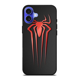 SPIDERMAN CARBON LOGO iPhone 16 Case Cover