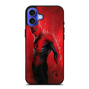 SPIDERMAN MARVEL RED iPhone 16 Case Cover SPIDERMAN MARVEL RED iPhone 16 Case Cover