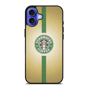STARBUCKS COFFEE GREEN STRIPE iPhone 16 Case Cover
