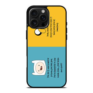 ADVENTURE TIME QUOTE iPhone 16 Pro Max Case Cover ADVENTURE TIME QUOTE iPhone 16 Pro Max Case Cover