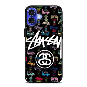STUSSY FASHION LOGO ICON iPhone 16 Case Cover STUSSY FASHION LOGO ICON iPhone 16 Case Cover