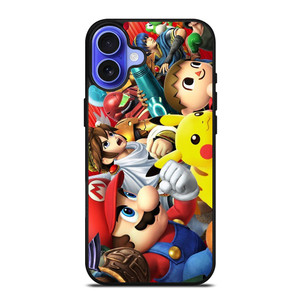 SUPER SMASH BROSS ALL STAR iPhone 16 Case Cover SUPER SMASH BROSS ALL STAR iPhone 16 Case Cover