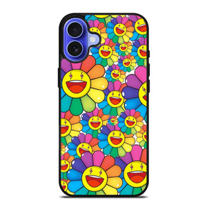 TAKASHI MURAKAMI FLOWER ART iPhone 16 Case Cover