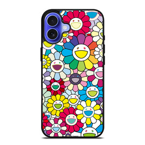 TAKASHI MURAKAMI FLOWER iPhone 16 Case Cover TAKASHI MURAKAMI FLOWER iPhone 16 Case Cover