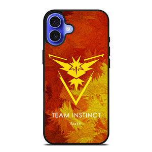 TEAM INSTINCT POKEMON GO iPhone 16 Case Cover TEAM INSTINCT POKEMON GO iPhone 16 Case Cover