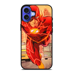 THE FLASH RUNNING DC iPhone 16 Case Cover THE FLASH RUNNING DC iPhone 16 Case Cover