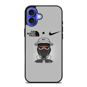 THE NORTH FACE X NIKE LOGO iPhone 16 Case Cover THE NORTH FACE X NIKE LOGO iPhone 16 Case Cover