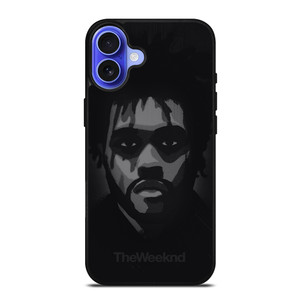THE WEEKND FACE WHITE BLACK iPhone 16 Case Cover THE WEEKND FACE WHITE BLACK iPhone 16 Case Cover
