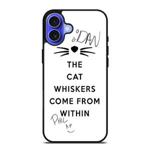 THE WHISKERS DAN AND PHIL iPhone 16 Case Cover THE WHISKERS DAN AND PHIL iPhone 16 Case Cover