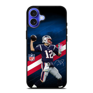 TOM BRADY NEW ENGLAND PATRIOT NFL iPhone 16 Case Cover TOM BRADY NEW ENGLAND PATRIOT NFL iPhone 16 Case Cover