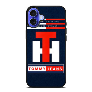 TOMMY HILFIGER JEANS TH LOGO STYLE IS FOREVER iPhone 16 Case Cover TOMMY HILFIGER JEANS TH LOGO STYLE IS FOREVER iPhone 16 Case Cover