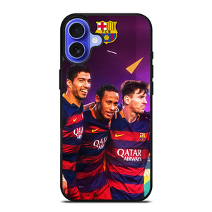 TRIO MSN BARCELONA iPhone 16 Case Cover TRIO MSN BARCELONA iPhone 16 Case Cover
