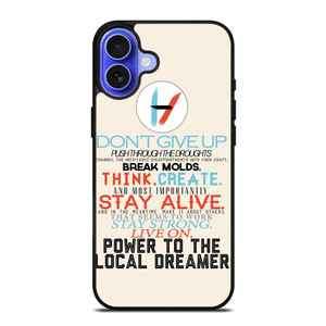 TWENTY ONE PILOTS TITLES iPhone 16 Case Cover TWENTY ONE PILOTS TITLES iPhone 16 Case Cover