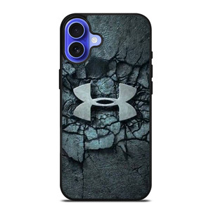 UNDER ARMOUR LOGO SMASH iPhone 16 Case Cover UNDER ARMOUR LOGO SMASH iPhone 16 Case Cover