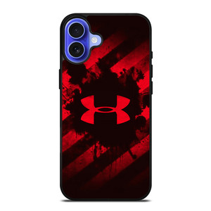 UNDER ARMOUR RED STRIPE LOGO iPhone 16 Case Cover
