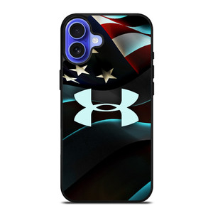 UNDER ARMOUR USA FLAG LOGO iPhone 16 Case Cover