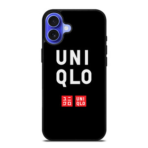 UNIQLO LOGO BLACK 2 iPhone 16 Case Cover UNIQLO LOGO BLACK 2 iPhone 16 Case Cover