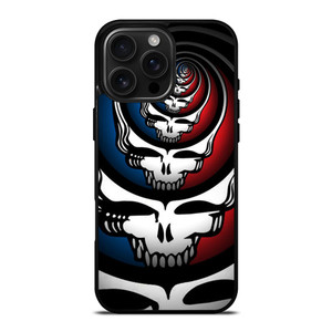 GRATEFUL DEAD SKULL LOGO ART iPhone 16 Pro Max Case Cover GRATEFUL DEAD SKULL LOGO ART iPhone 16 Pro Max Case Cover
