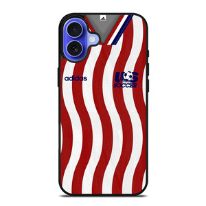 US SOCCER NATIONAL TEAM JERSEY iPhone 16 Case Cover US SOCCER NATIONAL TEAM JERSEY iPhone 16 Case Cover