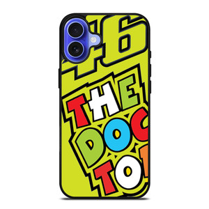 VALENTINO ROSSI VR46 THE DOCTOR iPhone 16 Case Cover VALENTINO ROSSI VR46 THE DOCTOR iPhone 16 Case Cover