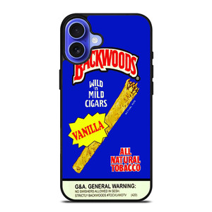 VANILLA BACKWOODS CIGARS iPhone 16 Case Cover VANILLA BACKWOODS CIGARS iPhone 16 Case Cover