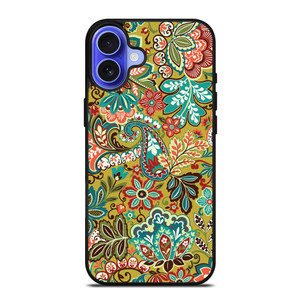 VERA BRADLEY FLOWER PATTERN iPhone 16 Case Cover VERA BRADLEY FLOWER PATTERN iPhone 16 Case Cover