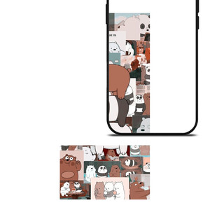 WE BARE BEARS COLLAGE iPhone 16 Case Cover WE BARE BEARS COLLAGE iPhone 16 Case Cover